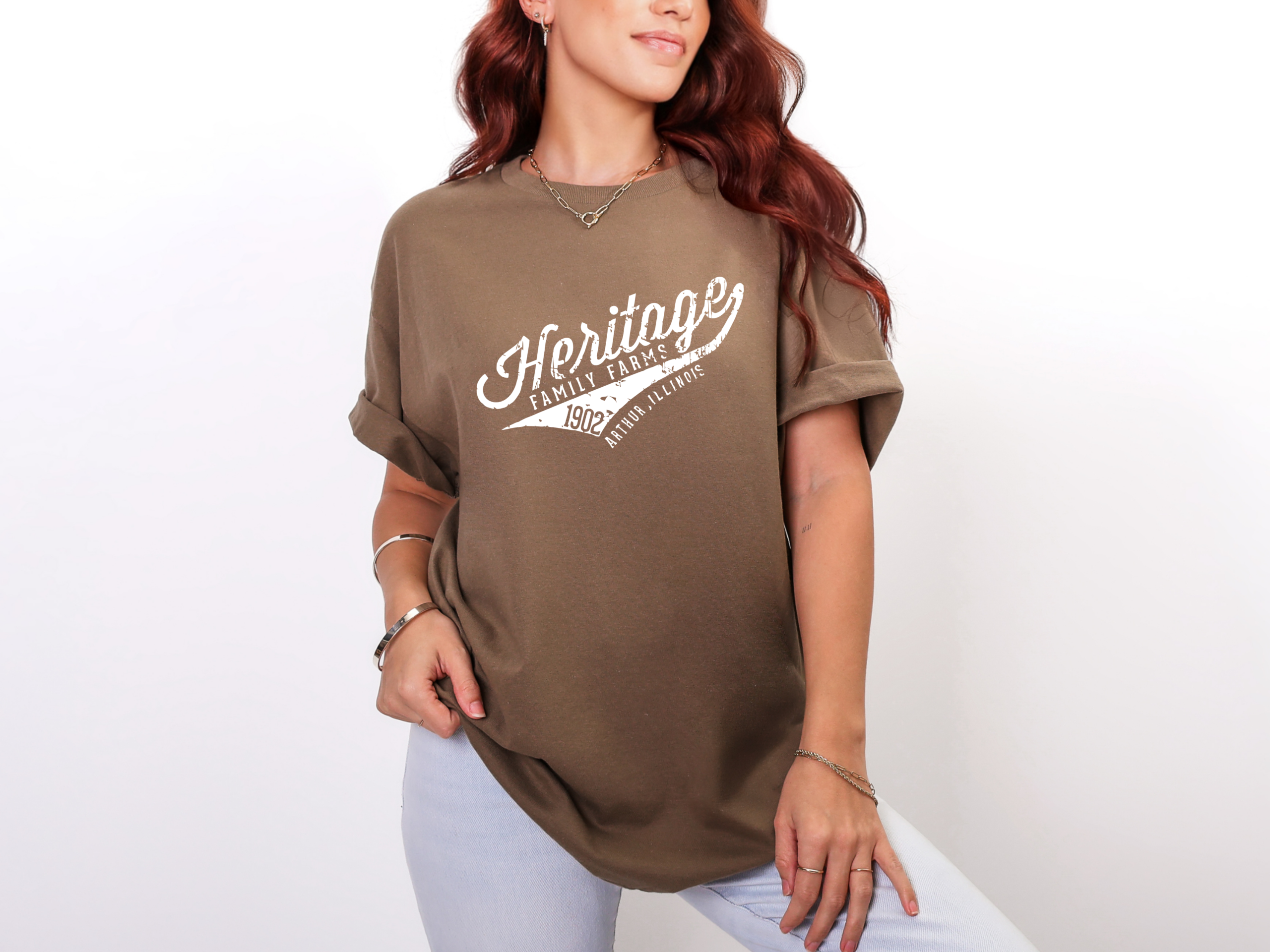 Heritage Family Farms Baseball Logo Unisex Tshirt - Image 2