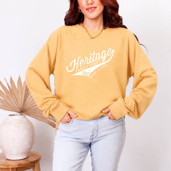 Heritage Family Farms Baseball Logo Unisex Crewneck