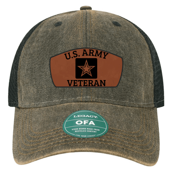 Military Branch Veterans Patch Hat