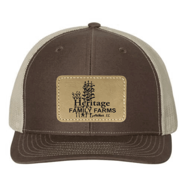 Heritage Family Farms Leather Patch Hat Heritage Family Farms Leather Patch Hat