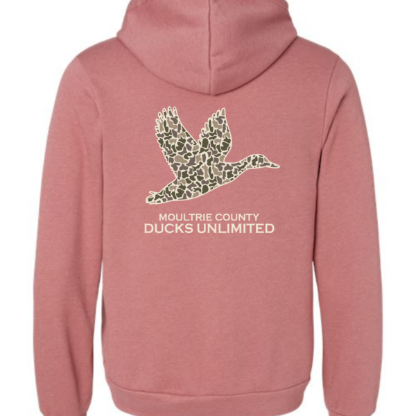 Moultrie County Ducks Unlimited Bella + Canvas Hooded Sweatshirt