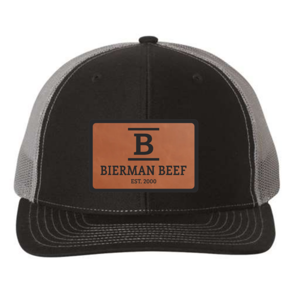 Bierman Beef Leather Patch Hat