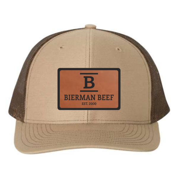 Bierman Beef Leather Patch Hat